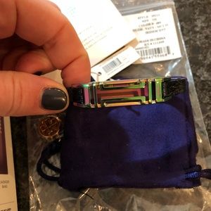 Tory Burch navy Iridescent wrap for Fitbit flex 2